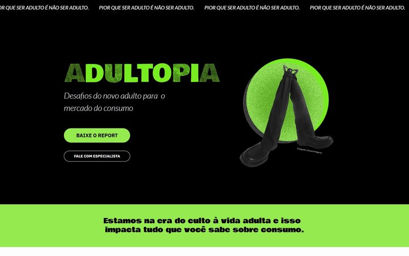 Site do projeto Adultopia