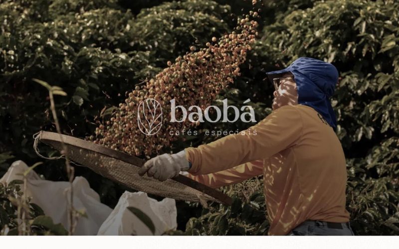 Site do projeto Baobá Café