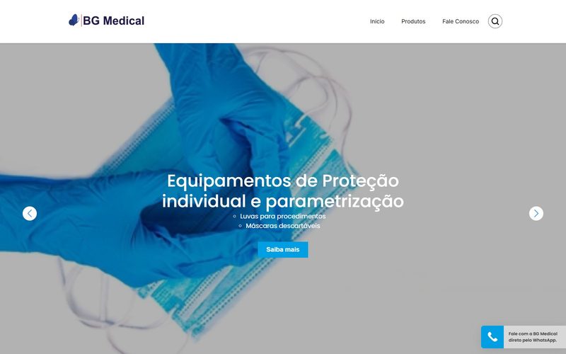 Site do projeto BG Medical