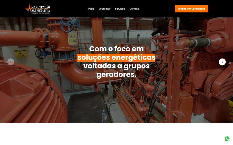 Site do projeto Manutenção Alternativa