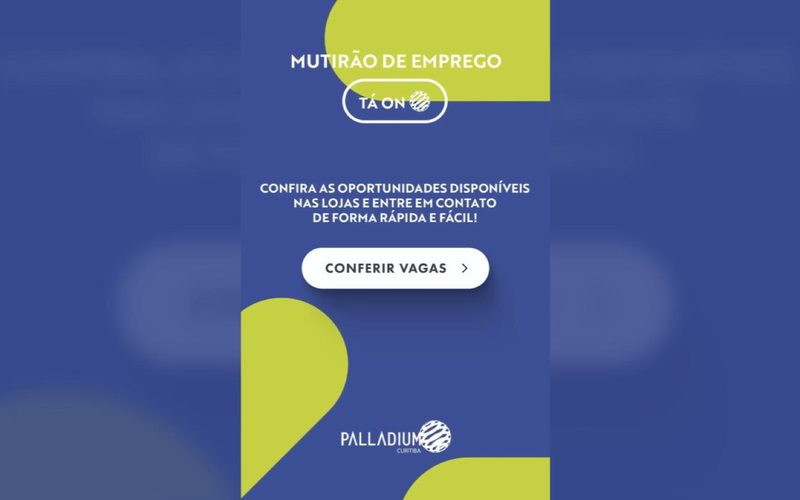 Site do projeto Palladium Vagas
