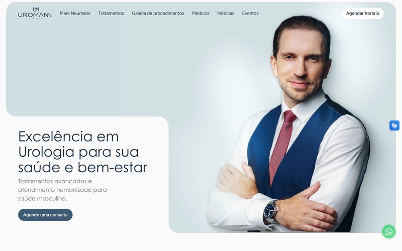 Site do projeto Uroman Urologia