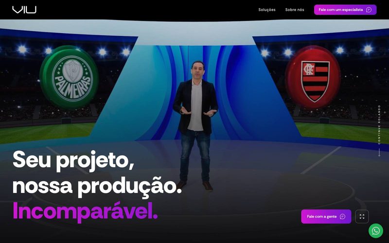Site do projeto VIU Studio
