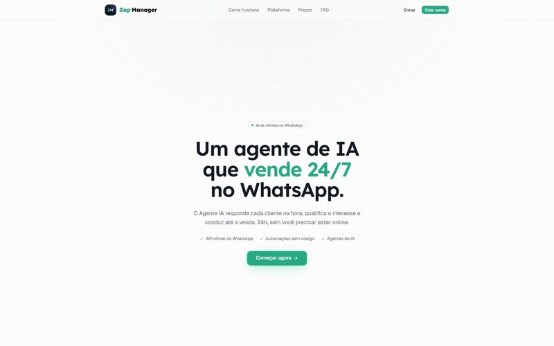 Site do projeto Zap Manager